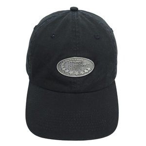 Clinton Presidential Center Cap Hat Adjustable Tuck Strap Snap Buckle Black